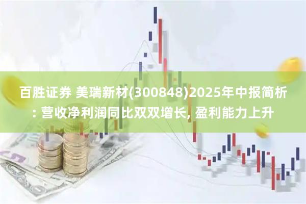 百胜证券 美瑞新材(300848)2025年中报简析: 营收净利润同比双双增长, 盈利能力上升